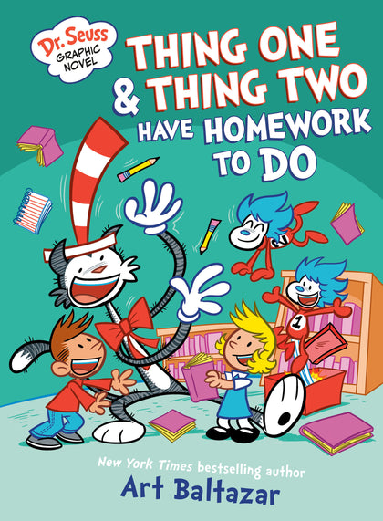 Dr. Seuss Graphic Novel: Thing One and Thing Two Have Homework to Do (PRE-ORDER: 09/30/2025)