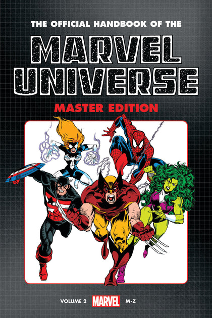 Official Handbook Of The Marvel Universe: Master Edition Omnibus Vol. 2 Heroes Cover (PRE-ORDER: 03/11/2025)