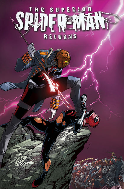 Superior Spider-Man Returns Omnibus Mike Del Mundo Cover  (PRE-ORDER: 01/13/2026)