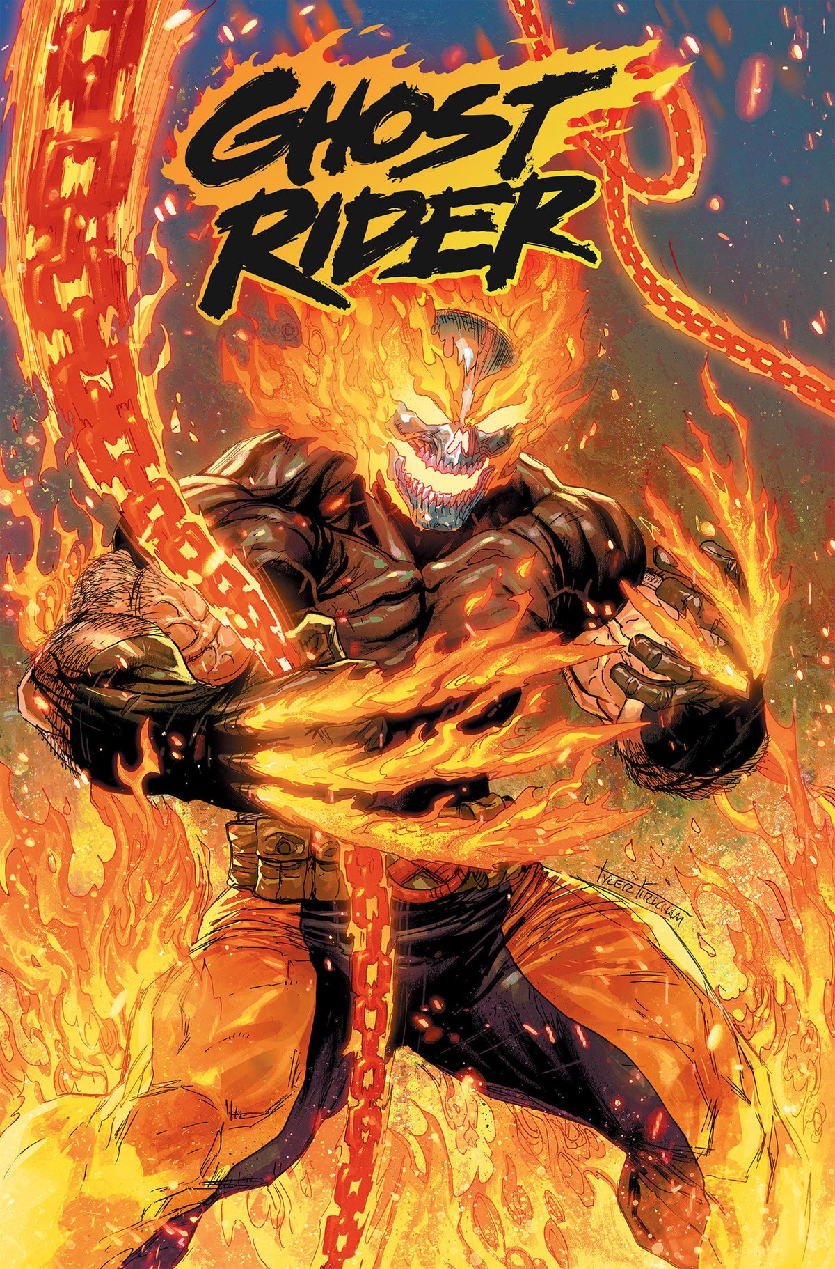 Ghost Rider By Benjamin Percy Omnibus Ryan Stegman Cover