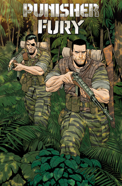 Punisher & Fury Max By Garth Ennis Omnibus Variant Jacen Burrows Cover  (PRE-ORDER: 07/07/2026)