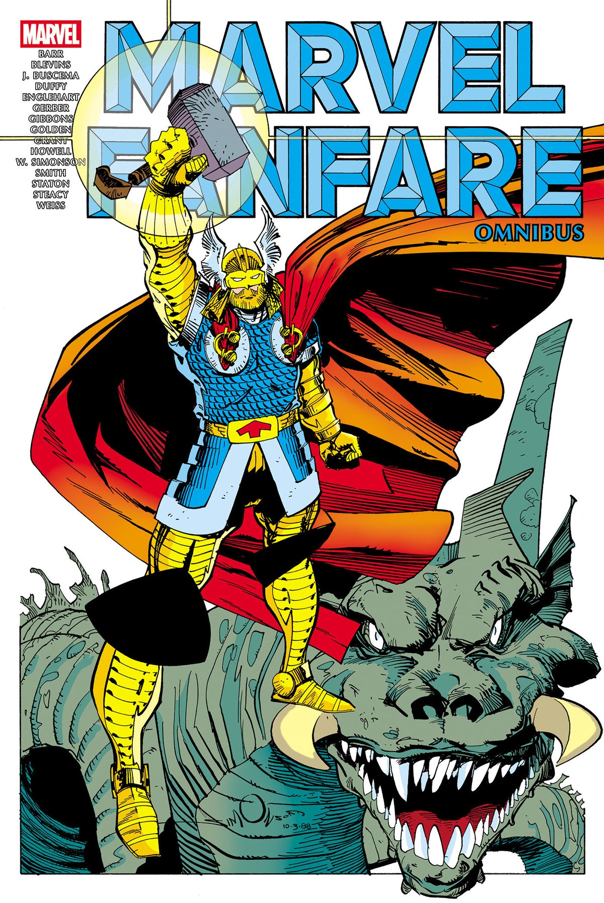 Marvel Fanfare Omnibus Vol. 3 Walter Simonson Cover