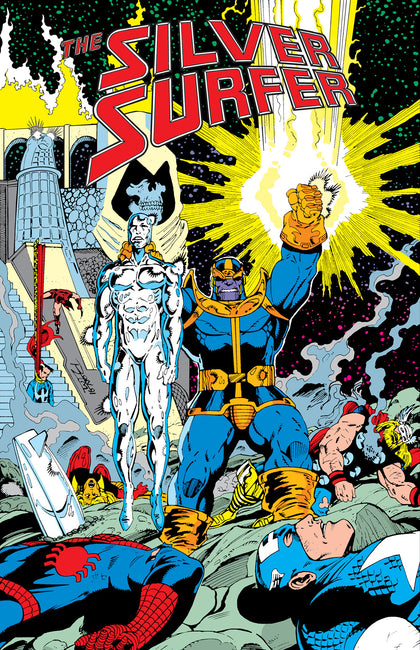 Silver Surfer: The Infinity Gauntlet Omnibus Ron Lim Infinity Gauntlet Cover (PRE-ORDER: 11/03/2026)