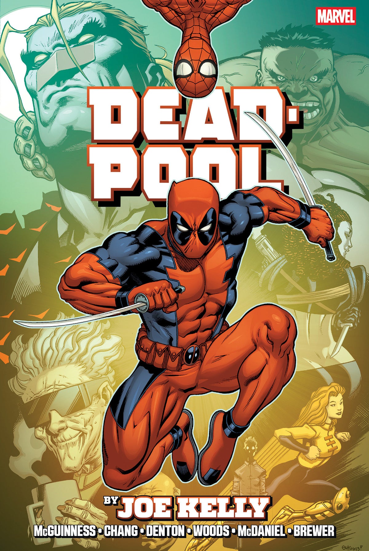 Deadpool By Joe Kelly Omnibus Ed Mcguinness Montage Cover  (PRE-ORDER: 03/30/2027)