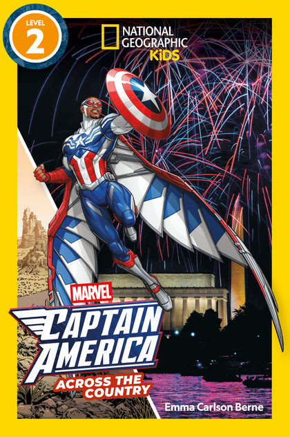 Marvel's Captain America Across the Country (National Geographic Kids Readers, Level 2) (PRE-ORDER: 04/28/2026)