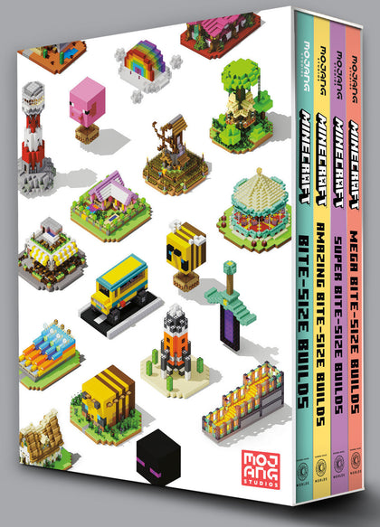 Minecraft: Bite-Size Builds Collection 4-Book Boxed Set (PRE-ORDER: 11/18/2025)