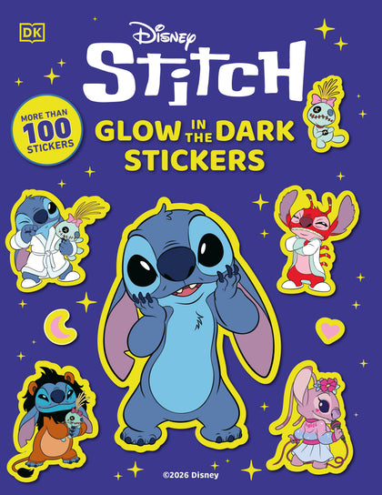 Disney Stitch Glow in the Dark Ultimate Sticker Book (PRE-ORDER: 05/05/2026)