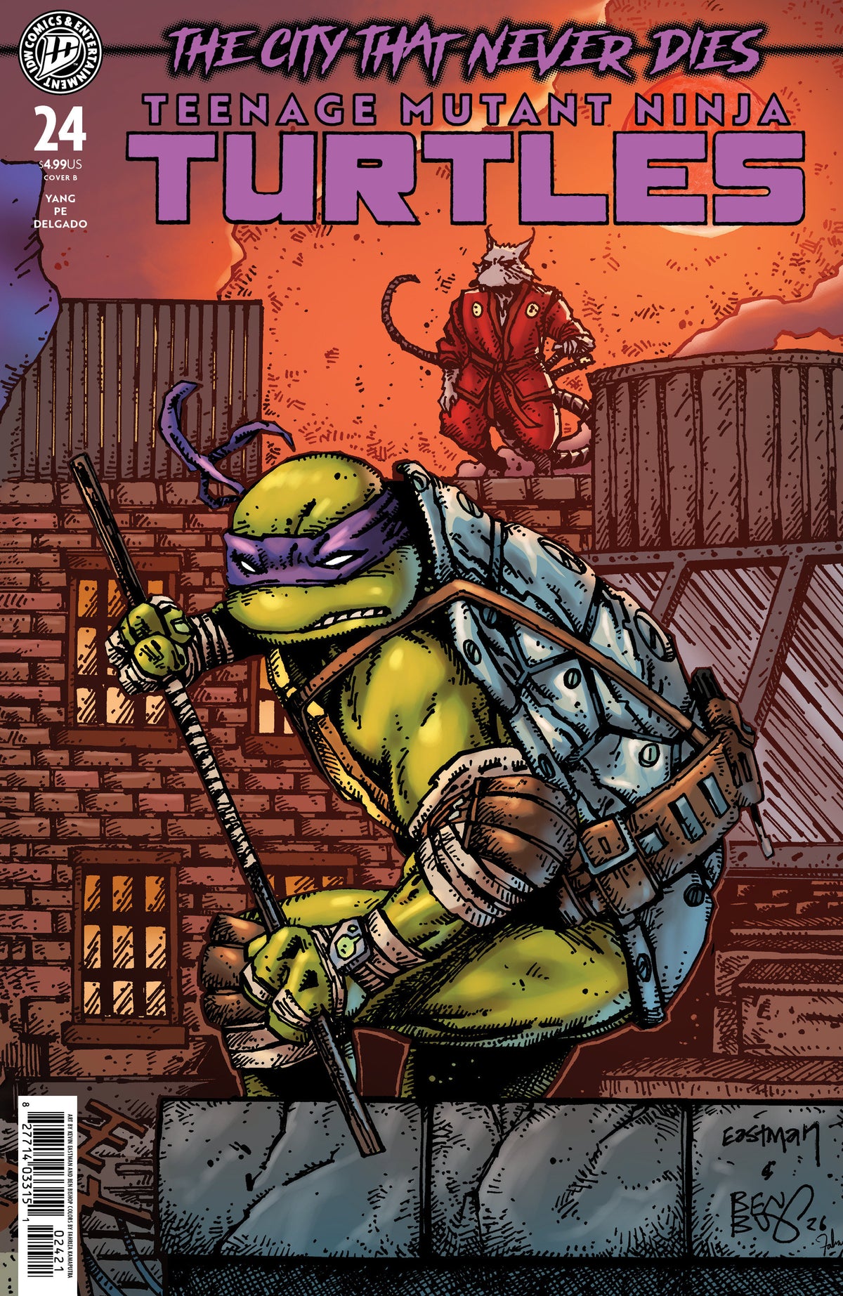Teenage Mutant Ninja Turtles #24 Variant B (Eastman & Bishop)