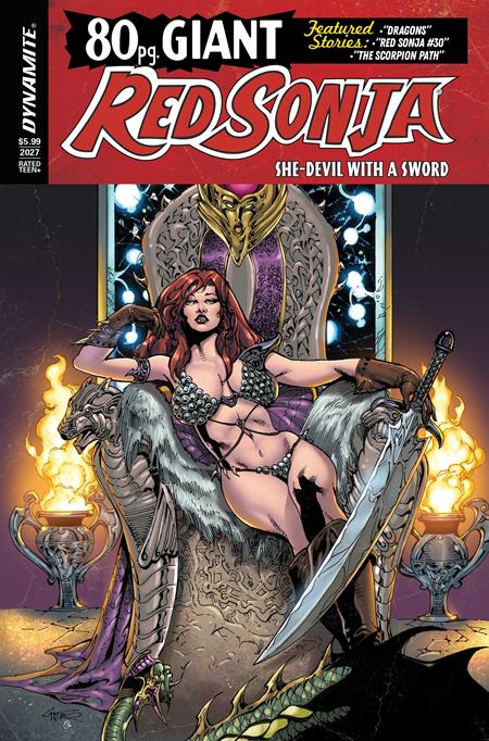 RED SONJA 80 PAGE GIANT #1 (ONE SHOT) CVR A ROBERTO CASTRO