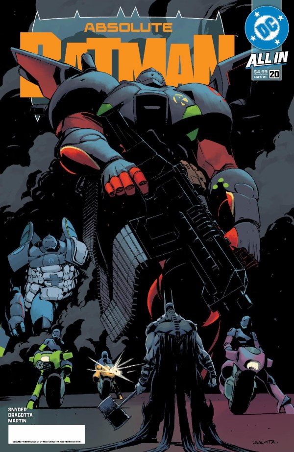 ABSOLUTE BATMAN #20 CVR A NICK DRAGOTTA (2nd Printing)